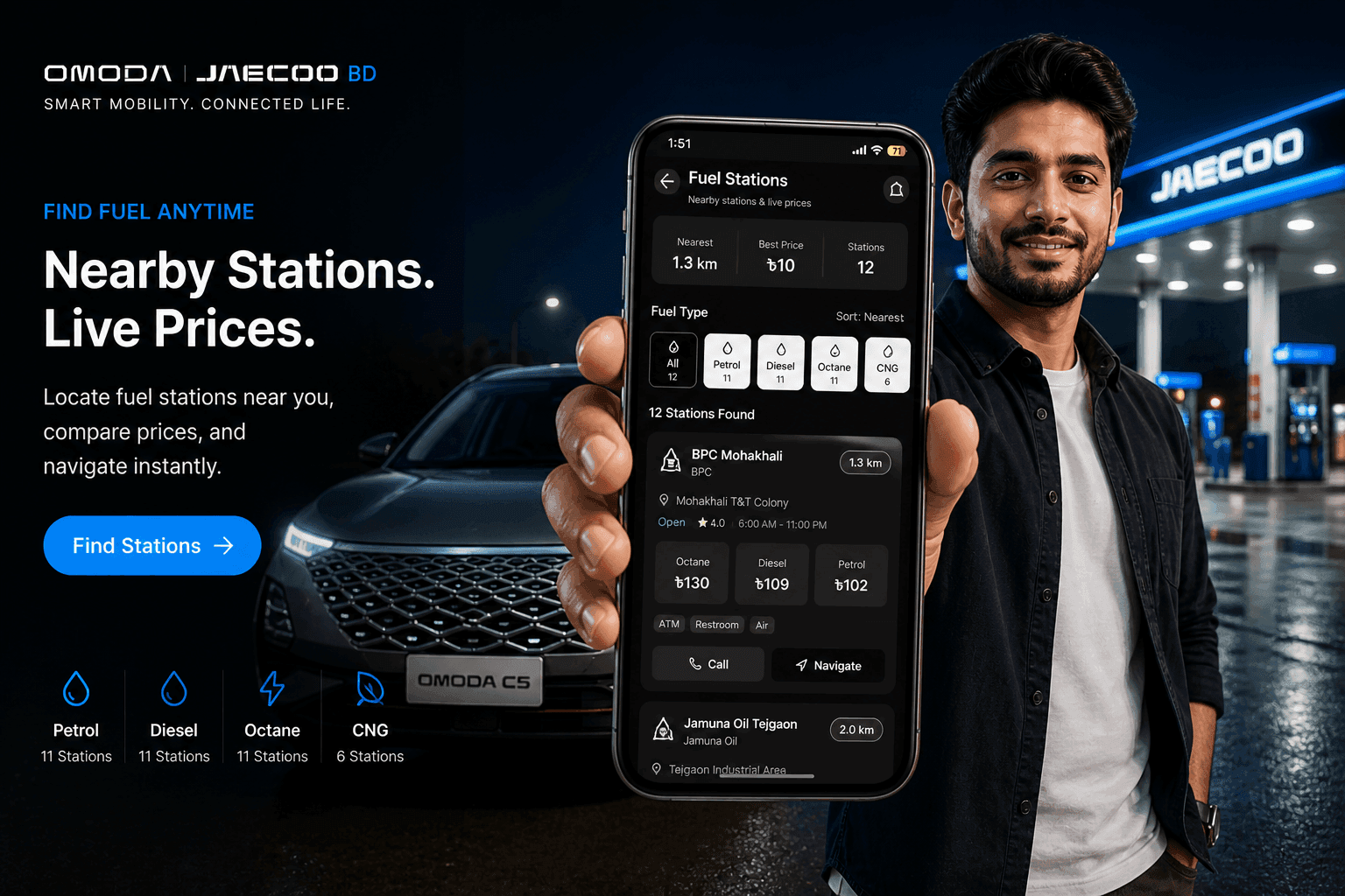 Nearby Fuel Stations