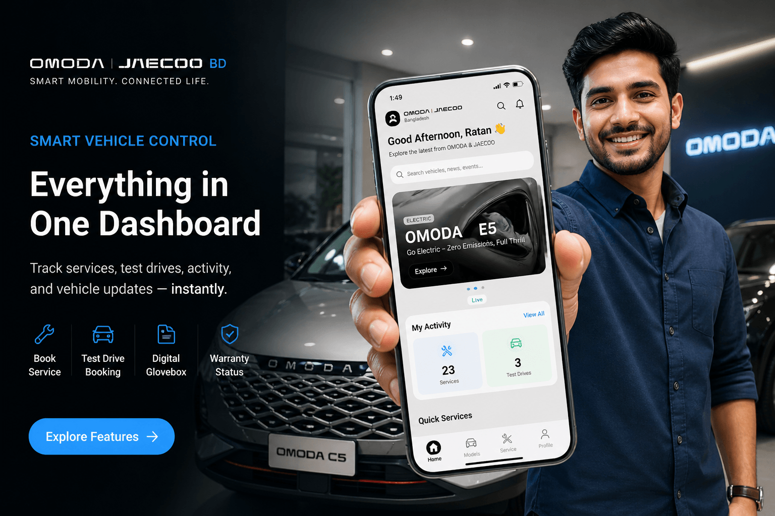 Omoda & Jaecoo Bangladesh App